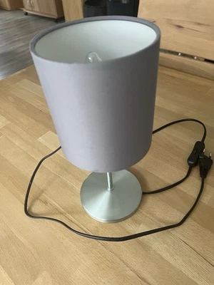 IKEA INGARED Tischlampe, Nachttischlampe Grau Gebraucht - Bild 1 von 2
