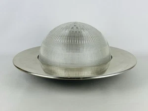 Holophane Italy Lampadario Lampada Plafoniera Ufo Vetro Design Space Age 1960 - Foto 1 di 16
