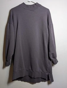 Sweaty Betty Damen Sweatshirtkleid Urban-Grau Bio Baumwolle One&Done M - Bild 1 von 6