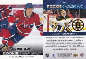 2021-22 UPPER DECK CREDENTIALS ROOKIE ARRIVALS 1-50 ** YOU PICK / YOU CHOOSE **