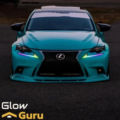 LED RGB DRL For 2013-2016 Lexus IS200T IS300 IS250 IS350 ISF Day Running Lights - Image 1 of 4