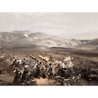 Simpson Crimean War Battle Balaklava Cavalry Xl Wall Art Canvas Print