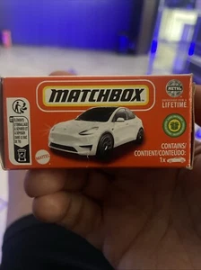 Matchbox 2023 Tesla Model Y Pearl White #89 MBX Metro New Sealed Box - Picture 1 of 1