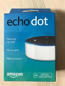 Amazon Echo Dot 2nd Generation Alexa Voice Media Device in White - Picture 1 of 4