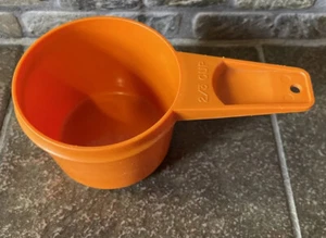 Vintage Orange Tupperware 2/3 Cup Replace Your Missing Measuring Cup - Picture 1 of 6
