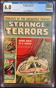 STRANGE TERRORS #2 - CGC-6.0, OW-W - St John - Pre-Code Horror - Golden Age - Bild 1 von 2
