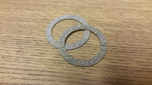 TRIUMPH & BSA FUEL OIL TANK CAP SEAL, FORK SPRING WASHER 1950-1970 82-4047 (2) - Picture 1 of 2