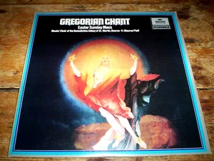 GREGORIAN CHANT ( EASTER SUNDAY MASS ) MONKS of the BENEDICTINE ABBEY LP NM- - Picture 1 of 1