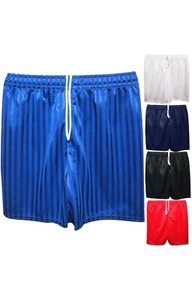 1pc Boys Girls PE School shorts Childrens Shadow Stripe Gym Sport Football Games - Picture 1 of 6