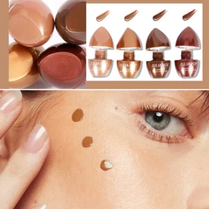 4Colors Bronzer Repair Liquid Highlight Pearlescent Face Repair Stick Contour ca - Picture 1 of 17