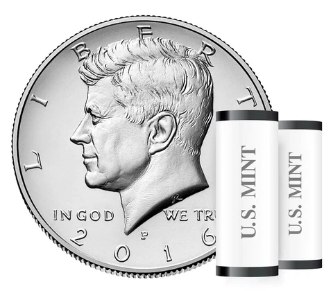 2016 P&D KENNEDY HALF DOLLAR Set (2 COIN SET) GEM Quality Cover
