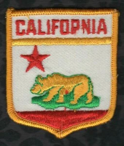 California Patch  Subdued  2-1/2" x 2-7/8" - Picture 1 of 2