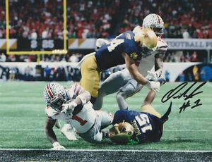 QUINSHON JUDKINS OHIO STATE BUCKEYES ACCIÓN FIRMADA 8x10 - Imagen 1 de 1