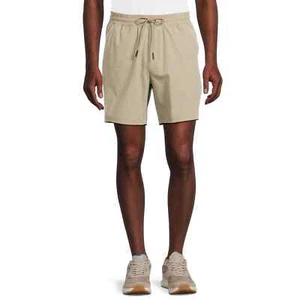 Pantalones cortos tejidos retro para hombre Athletic Works, entrepierna de 7" (grandes) - Imagen 1 de 5