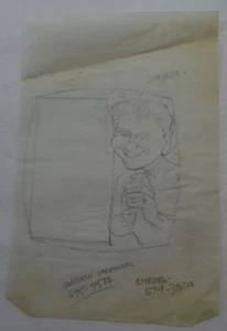 AL KILGORE pencil drawing LAWRENCE WELK Show CELEBRITY Puzzle Series AKd295 - Picture 1 of 1