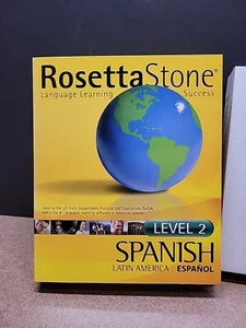 Rosetta Stone Spanish Latin America Level 2 Espanol Language Learning New - Afbeelding 1 van 5