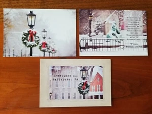 3 postales - Wellsboro PA - Main St & Wynken, Blynken & Nod - Envío gratuito a EE. UU. - Imagen 1 de 2