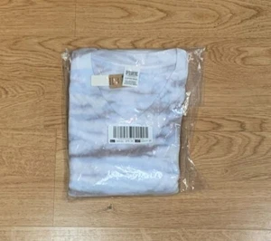 Victoria's Secret PINK Varsity Beach Terry V-Neck Pullover Top XS Tie Dye NWT - Picture 1 of 2