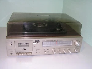 Vintage Seville stereo receiver with turntable and cassette recorder model 7702 - Picture 1 of 9