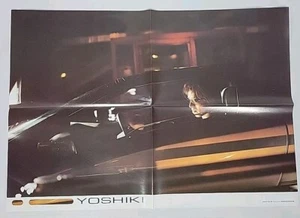 Póster doble YOSHIKI Japón Visual Kei JRock Shoxx - ENVÍO A EE. UU. - Imagen 1 de 1