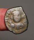 B23-41 Constans Ii 641-668Ad. Æ Follis Constantinople Mint, Year 3, Facing Bust