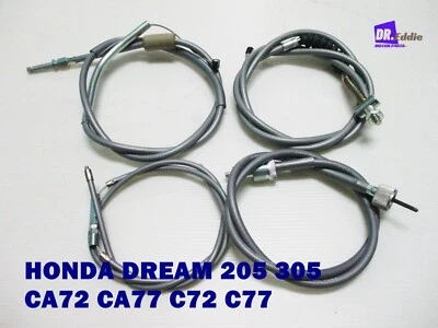 Fit HONDA 250 305 C72 C72 C77 CA77 CLUTCH SPEEDOMETER Brake Throttle 电缆 #BI# — 第 1/4 张图片