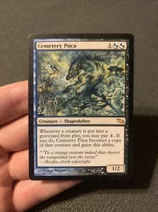 MTG Cemetery Puca Shadowmoor 158/301 Regular Rare - Picture 1 of 6