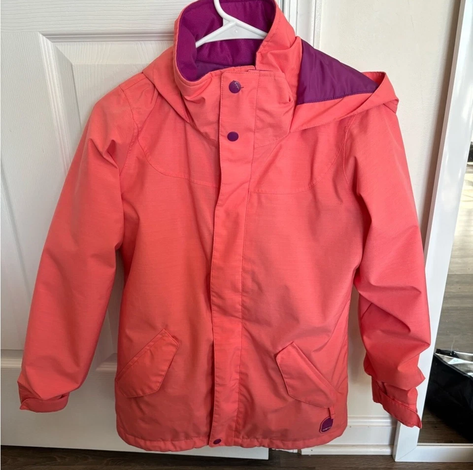 Girls Burton Dry Ride Jacket L Snow Ski Room To Grow Waterproof - Image 1 of 4