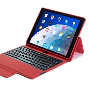 ESR Bluetooth Tastaturhülle iPad 9.7 2017/18 Sleep Wake Schutzhülle rot - Bild 1 von 11