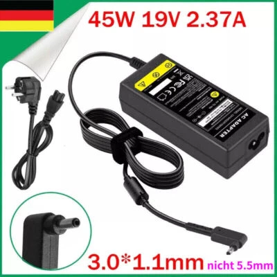 Für Acer A13-045N2A 45W Ladekabel Laptop Netzteil Ladegerät 19V 2.37A Kabel -3mm - Bild 1 von 4