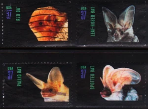 OFF paper #3661-64 American Bats 37c (used set of 4) 2002 _n330 - Picture 1 of 1