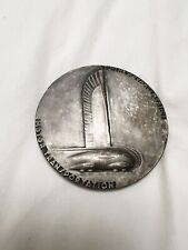 1933 SILVER-PLATED General Motors Medal 25th Anniversary Norman Bel Geddes 76 mm