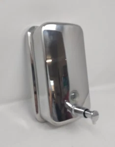 Chrome Stainless Steel Manual Soap Dispenser Manual Pump 1000ml Hand Wash - Picture 1 of 8