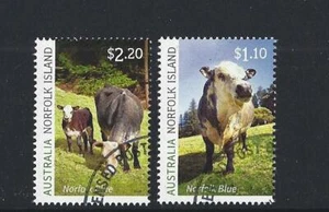 AUSTRALIEN NORFOLKINSEL 2020 NORFOLK BLUE PAAR FEIN GEBRAUCHT - Bild 1 von 1