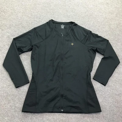 Tommie Copper Jacket Mens XL Black Full Zip Compression Lower Back Support - Image 1 of 4