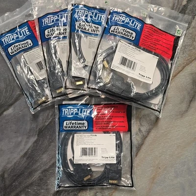 5 Tripp Lite Model P510-006 VGA Monitor Extension Gold Cable (HD15 M/F) 6-ft. - Image 1 of 4