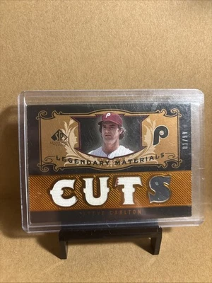 2007 UD SP Legendary Cuts Steve Carlton #LM-SC1 Legendary Materials Relic /99 - Image 1 of 2