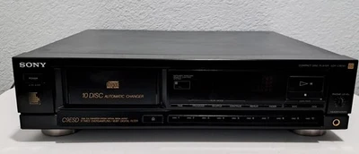 Sony CDP-C9ESD 10-Disc Stereo CD Player/Changer 1990 Very Rare Vintage! - Image 1 of 4