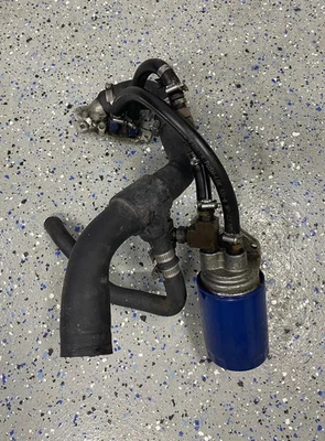 ⭐️ 99-04 FORD MUSTANG GT SN95 4.6 CUSTOM REMOTE MOUNT OIL FILTER COOLER ADAPTER Foto 1 de 3