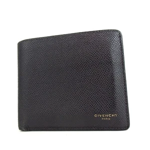Authentic GIVENCHY logo wallet leather [Used] - Picture 1 of 17