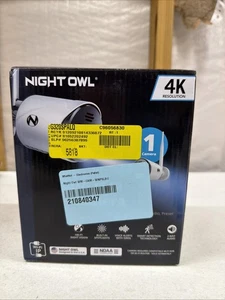 Night Owl WM-CAM-WNP8LBU 4K HD Wi-Fi IP Camera White In/Out Wireless (UNTESTED!) - Picture 1 of 13