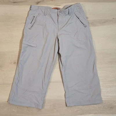 Merrell Crop Pants Hiking Trail Selectwick Beige Women 8 Outdoor MidRise Pockets - Image 1 of 4