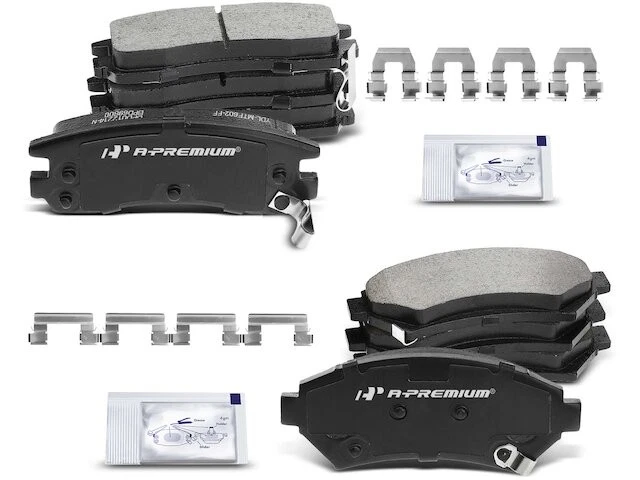 Brake Pad Set For 1997-2003 Pontiac Grand Prix 1999 1998 2000 2001 2002 JK487CZ - Image 1 of 1