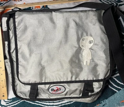 VTG Anime Myth Wear Messenger/ Laptop Bag - Princess Mononoke Kodama Embroidered - Image 1 of 4