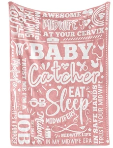 Midwife Gifts, Midwife Blanket, Midwife Appreciation Birthday for Women, Moms... - Picture 1 of 7