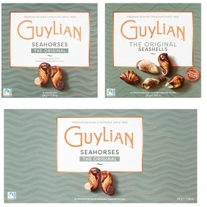 Luxus Belgische Guylian Seepferdchen & Muscheln Schokolade Praline Geschenkbox Set - Bild 1 von 18