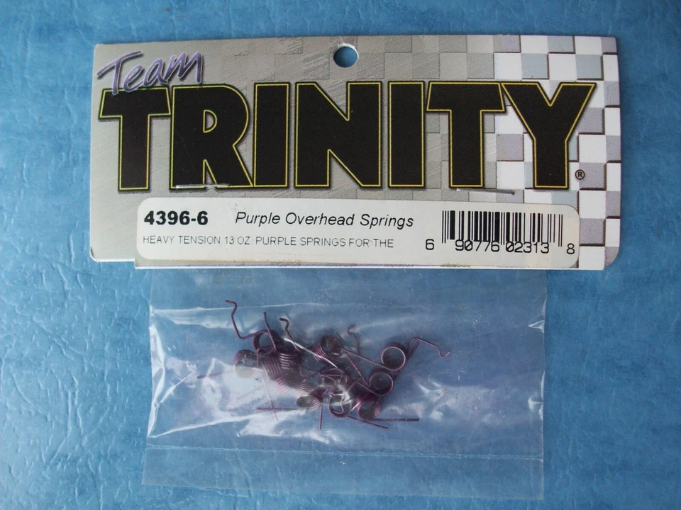 TRINITY 4396 BRUSHED MOTOR SPRINGS HEAVY PURPLE 13 OZ PARADOX TRK4396-6 6 PAIRS - Image 1 of 1