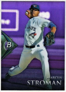 MARCUS STROMAN - 2014 BOWMAN PLATINUM CHROME PROSPECTS PURPLE REFRACTOR RC - Picture 1 of 2