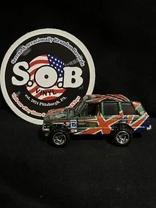 Hot Wheels 1989 Land Rover Rally #15 1:64 British Flag Green Diecast NM Cond - Picture 1 of 8