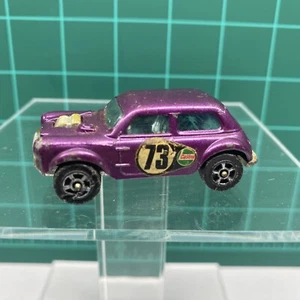 Corgi Toys Whizzwheels B.V.R.T. 1300 MINI COOPER S Purple Great Britain Vintage - Picture 1 of 12